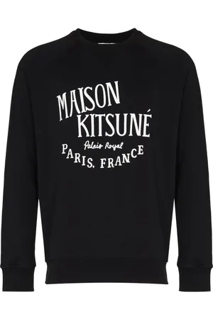 Maison Kitsuné Logo-print long-sleeve sweatshirt