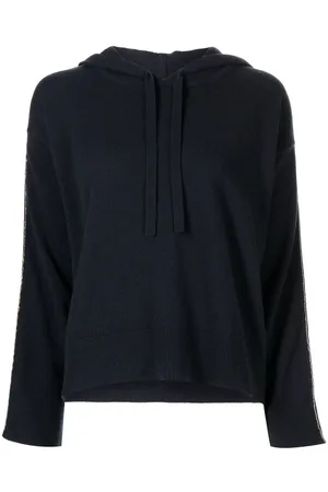 N.PEAL Organic-cashmere hooded jumper
