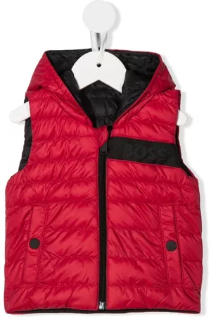 HUGO BOSS Menina Coletes - Hooded quilted gilet