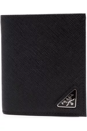 Prada Homem Bolsas & Carteiras - Logo-plaque saffiano leather cardholder