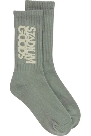 Stadium Goods Ribbed logo "Dry Moss" socks