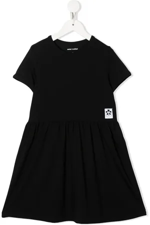 Mini Rodini Logo short-sleeve shift dress