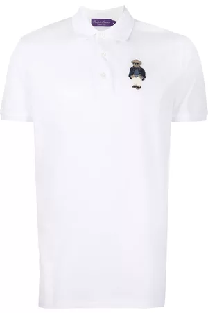 Ralph Lauren Homem Formal - Logo-embroidered cotton polo shirt