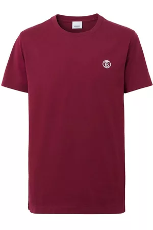 Burberry TB-embroidered cotton T-shirt