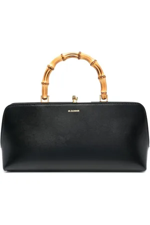 Jil Sander Goji bamboo-handle leather bag