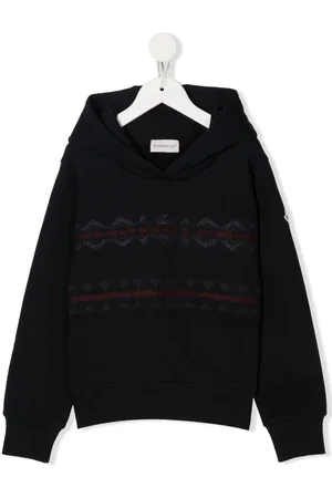 Moncler Intarsia-knit hoodie
