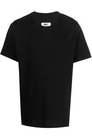 Maison Margiela T-shirts & Manga Curta - Logo-print cotton T-shirt