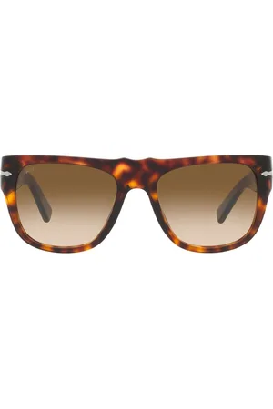 Persol Tortoiseshell rectangle-frame sunglasses