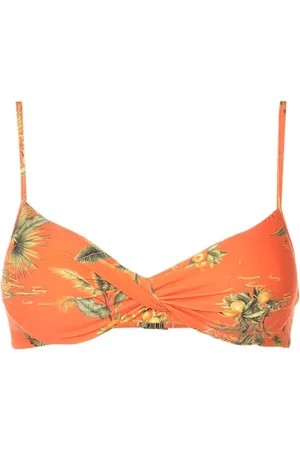 Lygia & Nanny Floral-print bikini top
