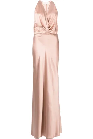 Michelle Mason Draped halterneck dress