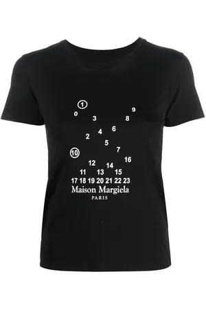 Maison Margiela Numbers-motif cotton T-shirt
