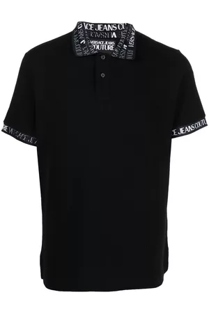 VERSACE Homem Pólos - Logo-trim polo shirt