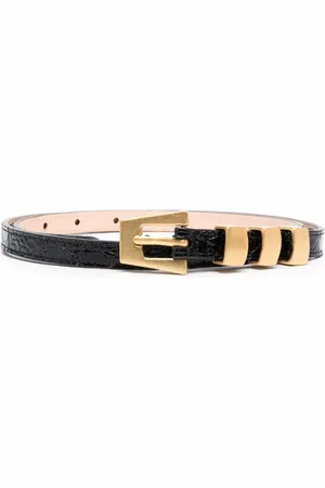 By Far Buckle-fastening leather belt