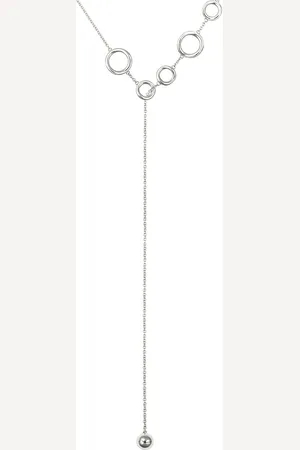 Christofle Idole five-ring rope necklace