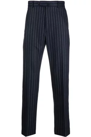 Kenzo Tapered pinstripe-print trousers
