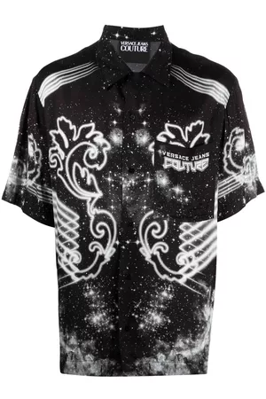 VERSACE Galaxy baroque-print shirt