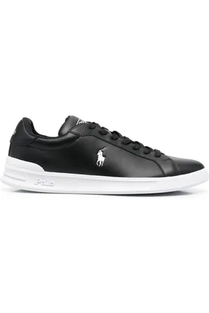 Ralph Lauren Embroidered-pony low-top sneakers