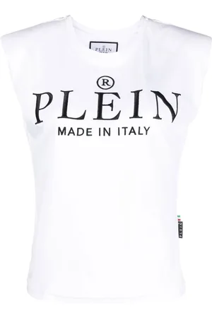 Philipp Plein Logo-print cotton tank top