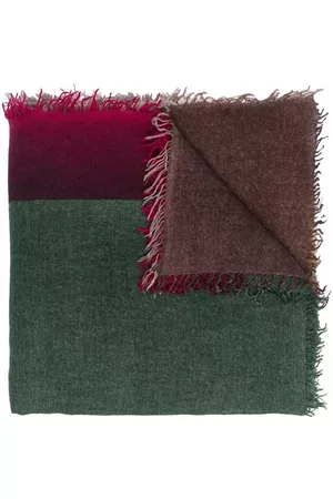 Faliero Sarti Colour-block fine-knit scarf