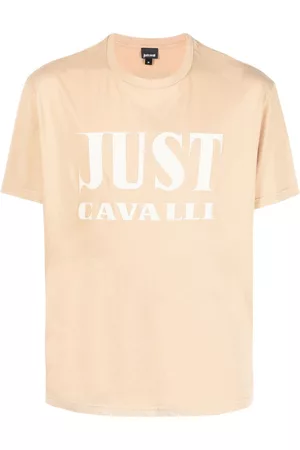 Roberto Cavalli Logo cotton t-shirt