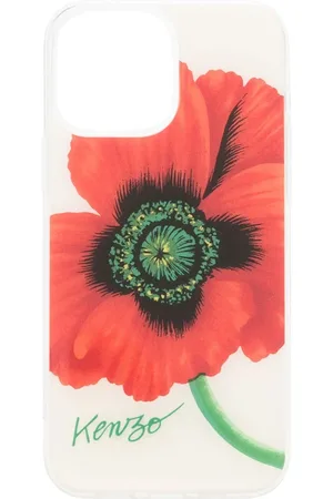Kenzo Poppy-print iPhone 13 Max Pro case