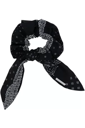 Givenchy Menina Acessórios de Cabelo - Bandana-print scrunchie