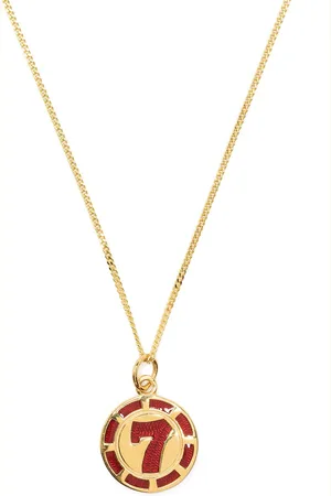 TRUE ROCKS Vegas 7 poker chip pendant necklace