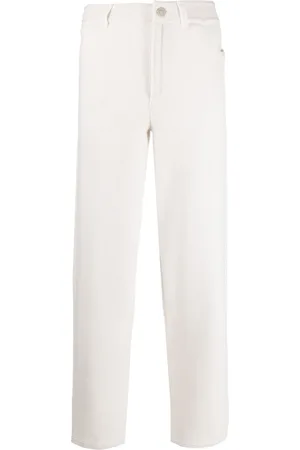 Barrie High-rise straight-leg trousers