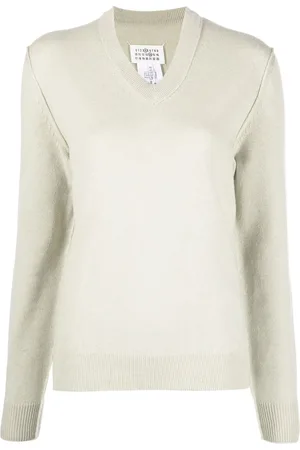 Maison Margiela V-neck cashmere jumper