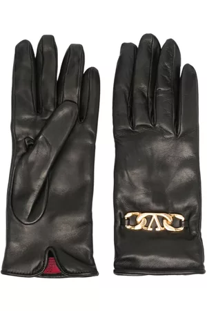 VALENTINO GARAVANI Mulher Luvas - VLOGO leather gloves