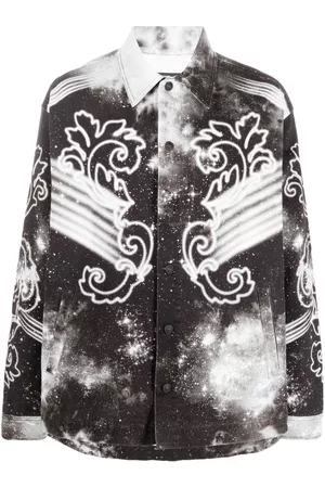 Versace Jeans Couture Space Couture-print long-sleeved shirt