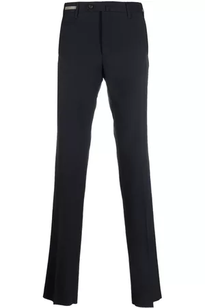 corneliani Straight-leg cotton-wool trousers