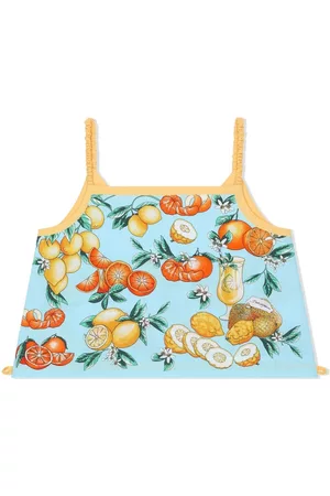 Dolce & Gabbana Fruit-print sleeveless vest top