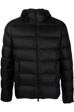 HERNO Hooded zip-up puffer jacket