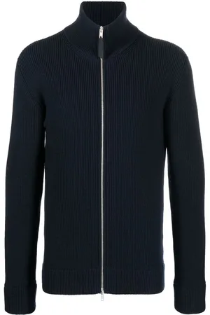 Maison Margiela Ribbed zip-up cardigan