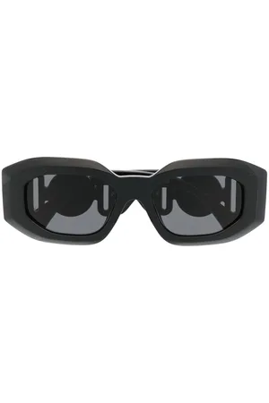 VERSACE Medusa Head-detail oversize-frame sunglasses