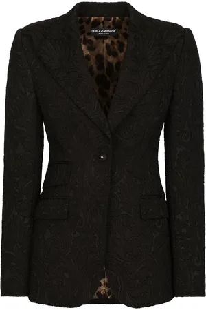 Dolce & Gabbana Turlington jacquard single-breasted blazer