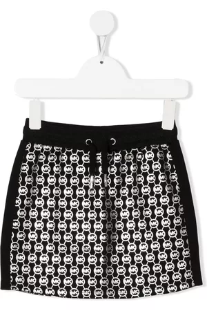 Michael Kors Metallic logo-print skirt