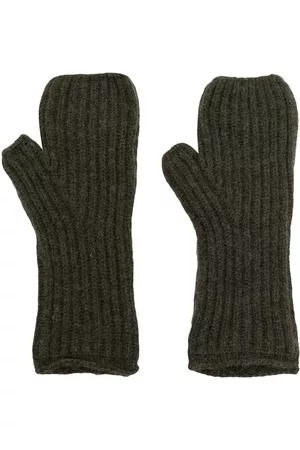 PRINGLE OF SCOTLAND Mulher Luvas - Ribbed-knit cashmere gloves