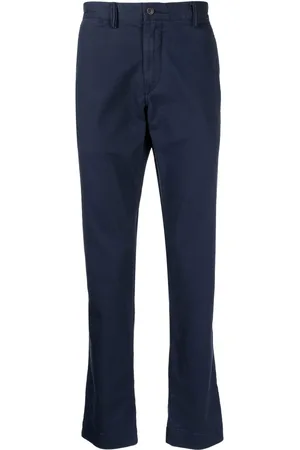 Ralph Lauren Logo-patch straight-leg trousers