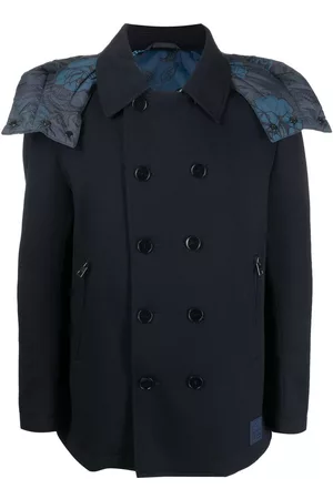 Etro Detachable-hood double-breasted coat