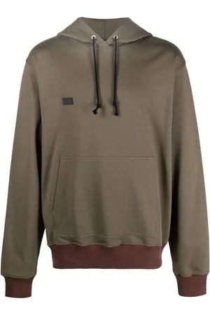 Helmut Lang Drawstring logo-print hoodie