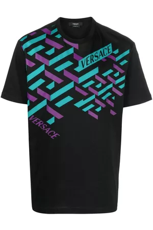 Versace Homem T-shirts & Manga Curta - La Greca T-shirt