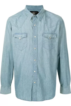 Ralph Lauren Homem Camisas de Ganga - Classic collar denim shirt