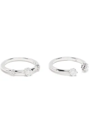 Swarovski Constella round-cut crystal rings