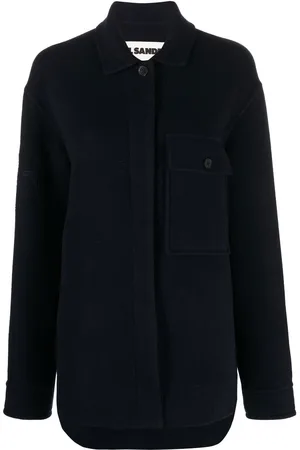 Jil Sander Flocked-monogram wool jacket
