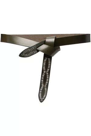 Isabel Marant Mulher Cintos - Tie-fastening leather belt
