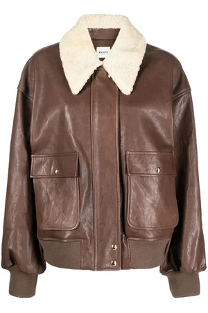 Khaite The Shellar lambskin jacket