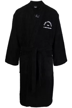 Karl Lagerfeld Homem Roupões de Banho - Embroidered address logo bathrobe