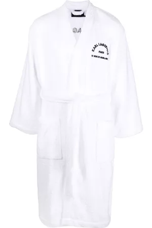Karl Lagerfeld Homem Roupões de Banho - Embroidered logo bathrobe